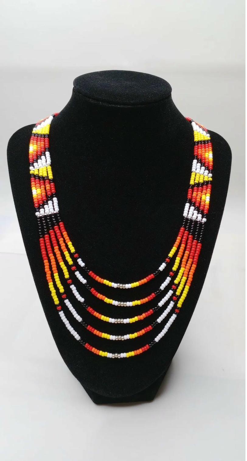 Yonder 5 Strand Beaded Necklace