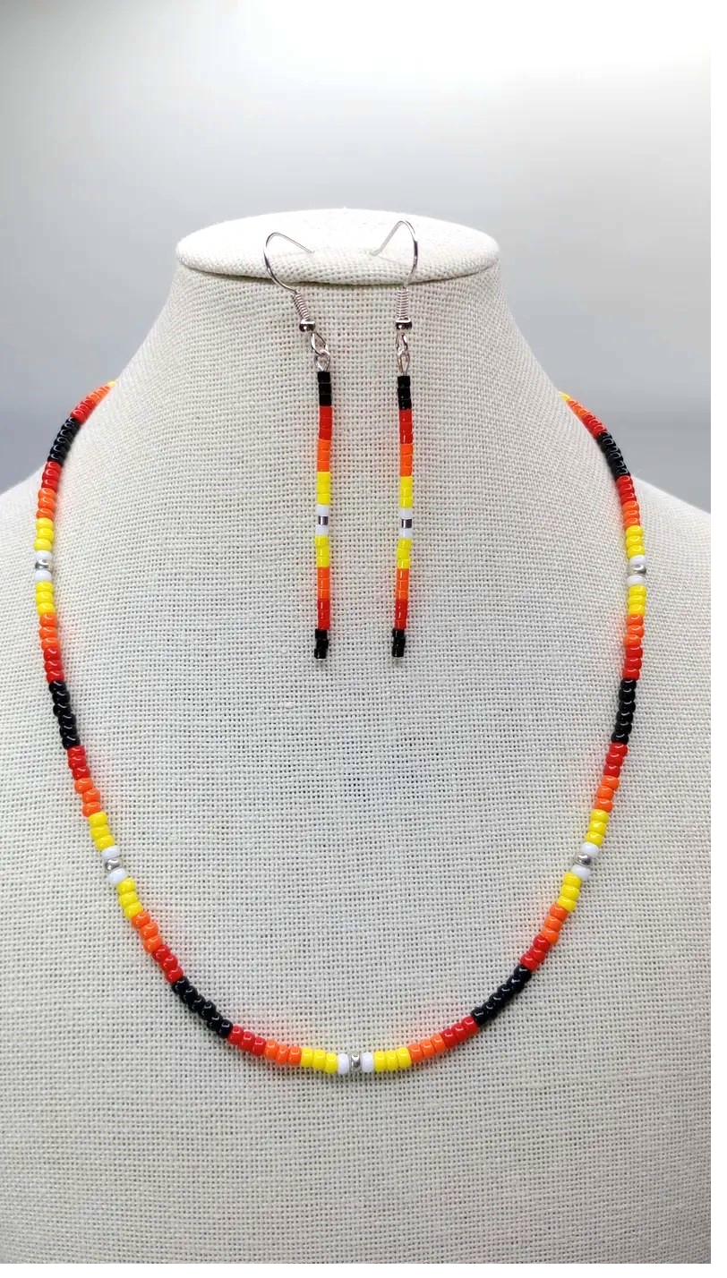 Yonder Beaded Fire Jewelry Set