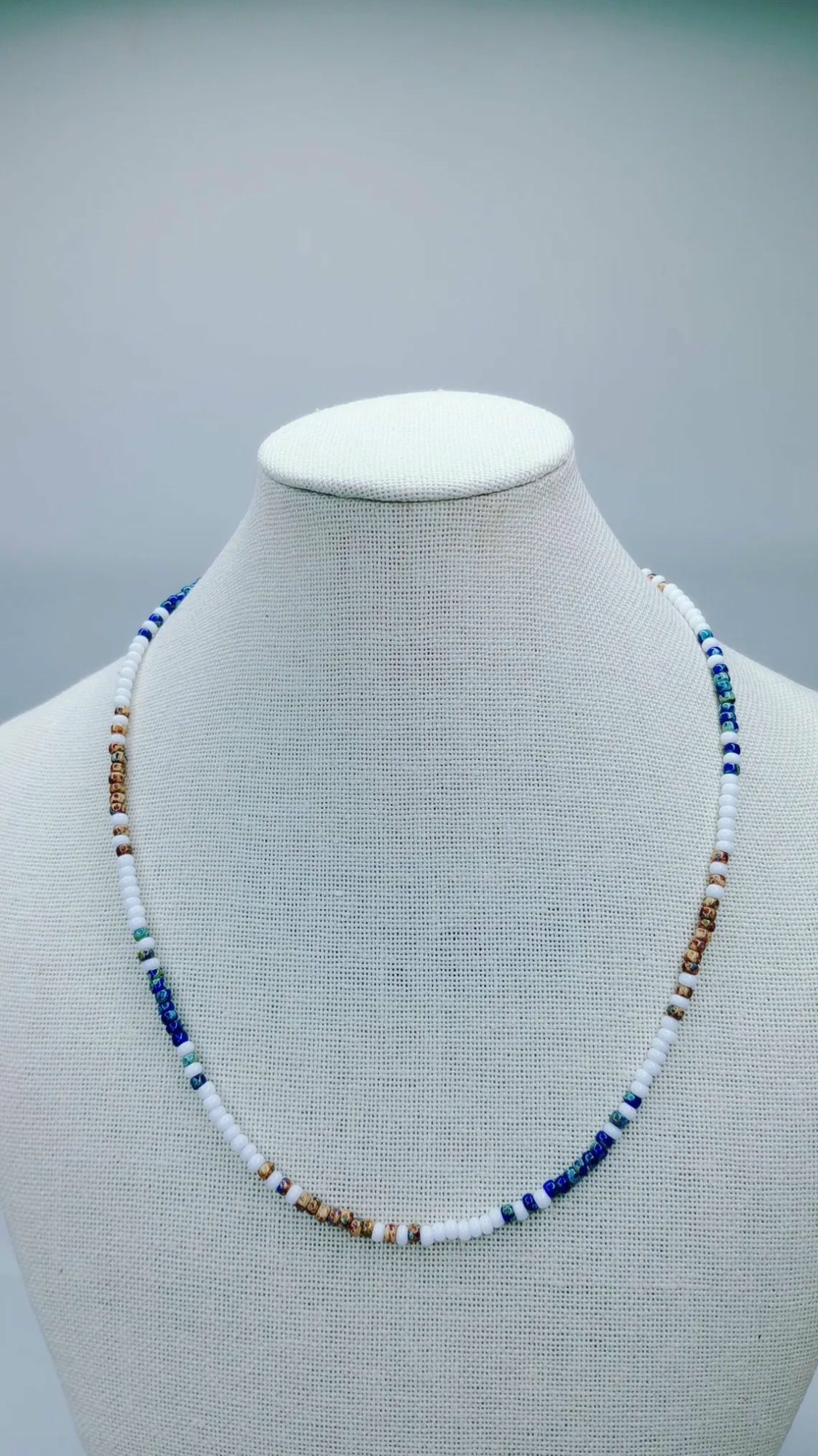 Yonder Ocean Earth Beaded Necklace